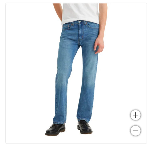 Levis pantalones de caballero (Azul Claro)