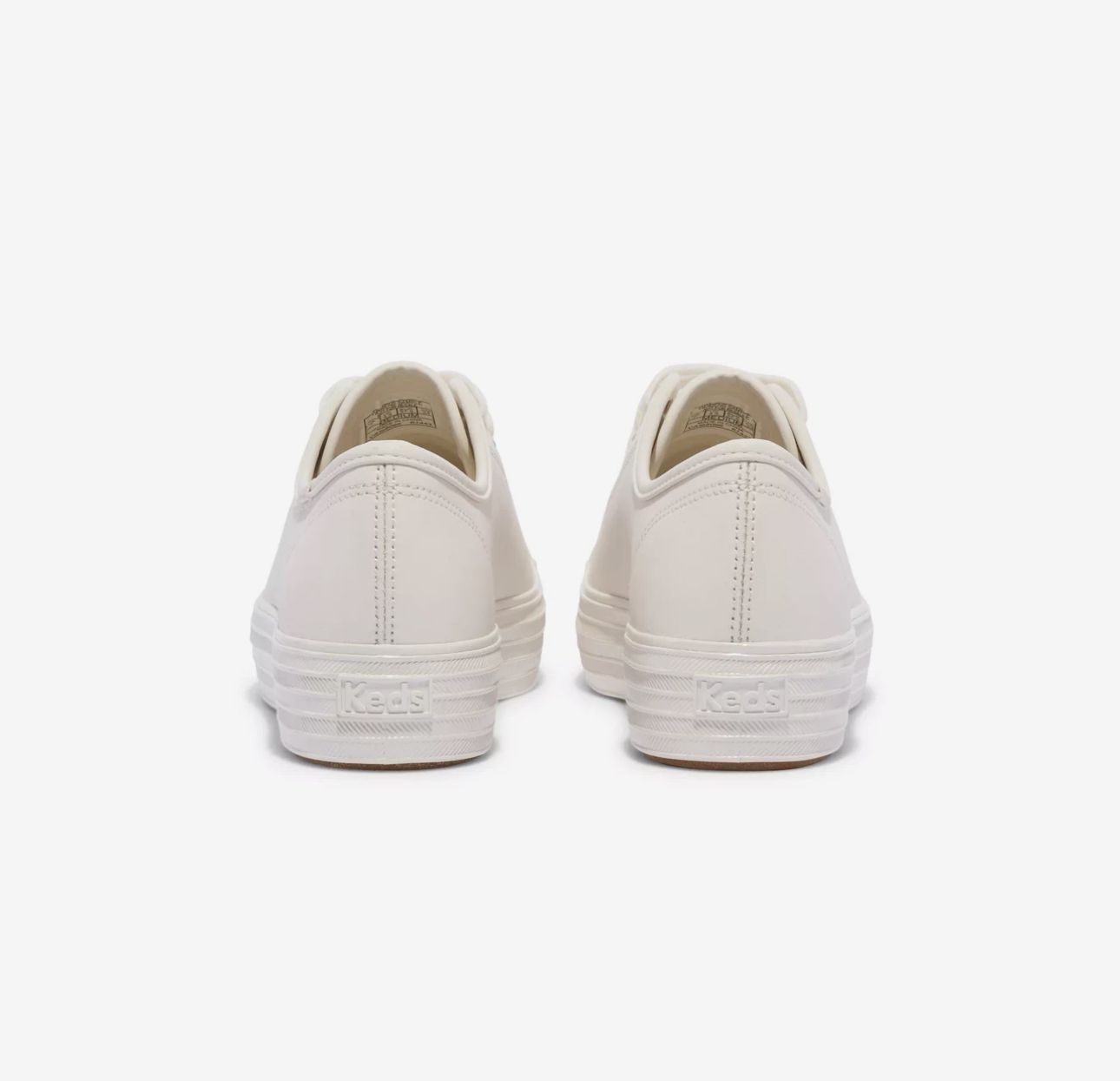 Keds Triple Kick Leather Pearlized Lace Up
